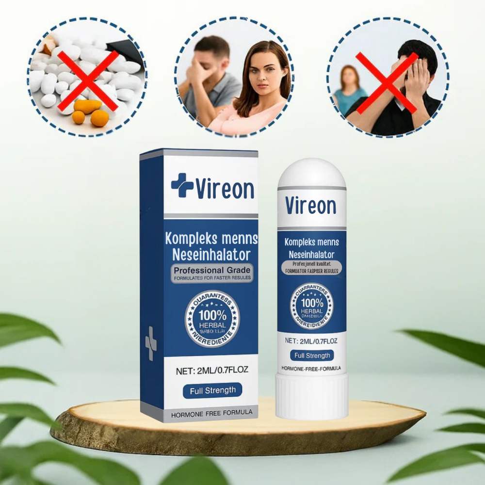 Vireon™ | Inhalator - Steinharde ereksjoner på 5 minutter – uten piller!